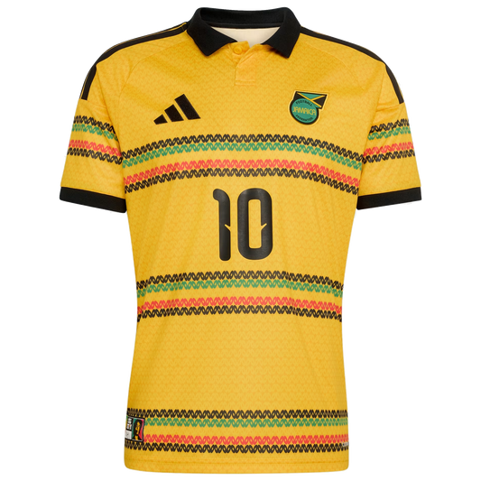 adidas Jamaica 2026 x Bob Marley #10 Men's Home Stadium Jersey
