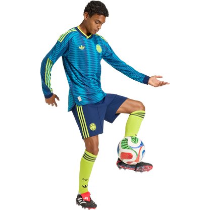 adidas Men's Colombia Away 2026 Authentic Long Sleeve Jersey