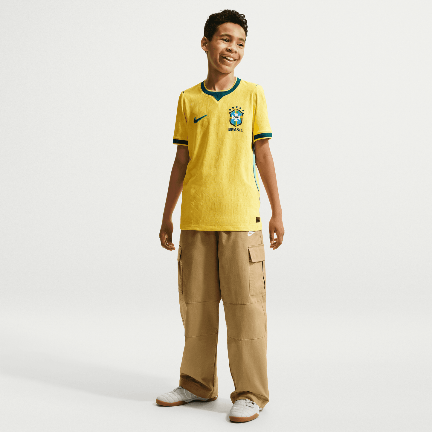 Nike Youth Brasil Home 2026 Authentic Match Jersey