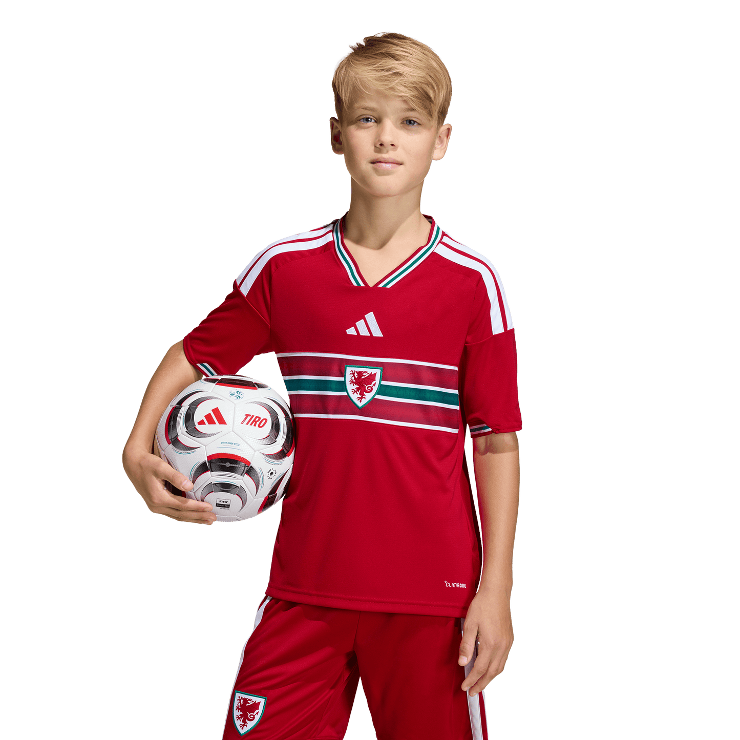 adidas Wales 2026 Youth Home Stadium Jersey