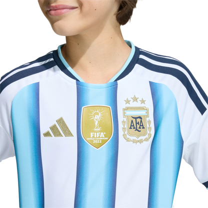 adidas Argentina 2026 Youth Home Stadium Jersey