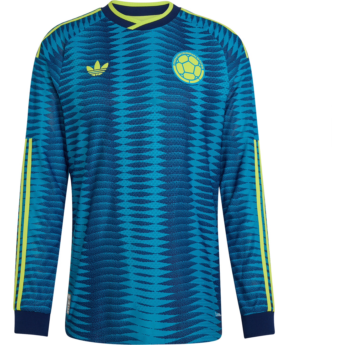 adidas Men's Colombia Away 2026 Authentic Long Sleeve Jersey