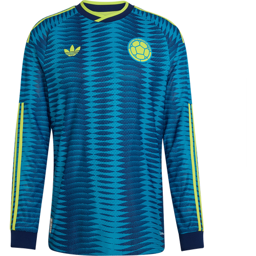 adidas Men's Colombia Away 2026 Authentic Long Sleeve Jersey