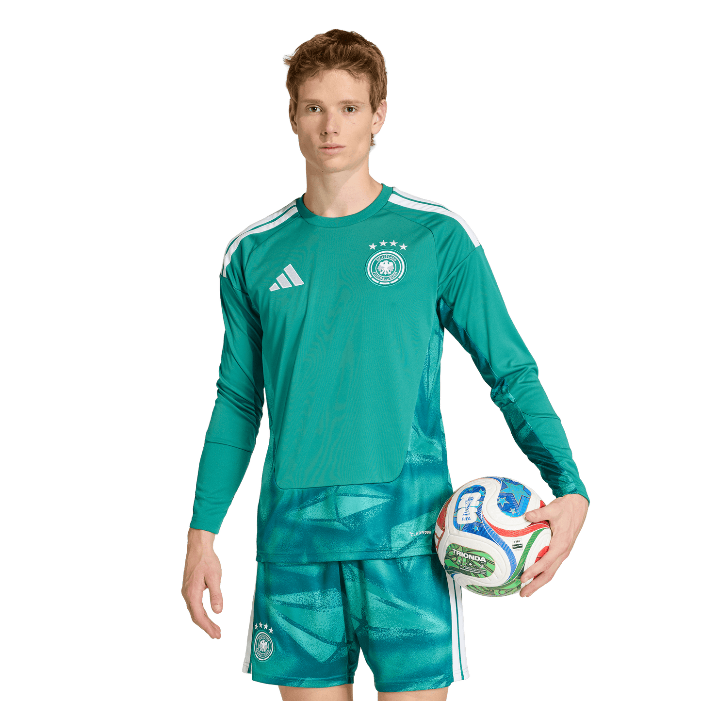 adidas Germany 2026 Men's Long Sleeve Home Goalkeeper Jersey