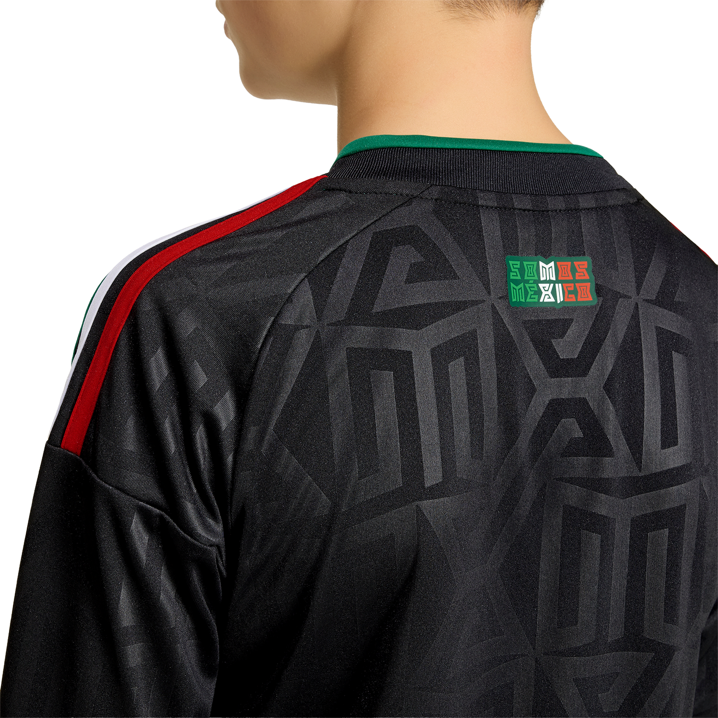 adidas Youth Mexico 3rd 2026 Long Sleeve Stadium Jersey