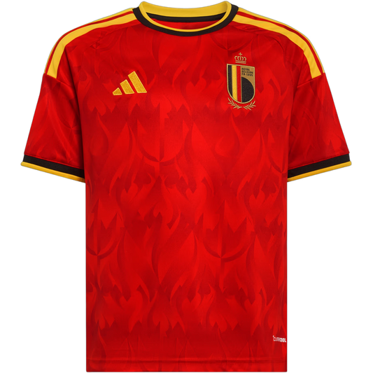 adidas Belgium 2026 Youth Home Stadium Jersey
