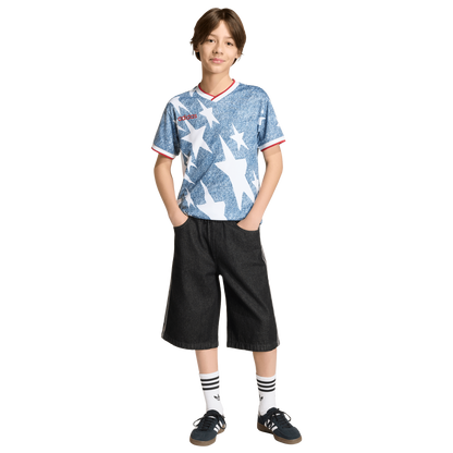adidas Youth Denim Graphic Jersey - Denim Collection