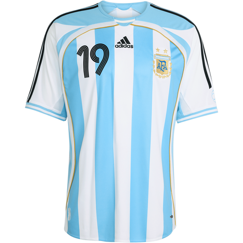 adidas Argentina 2006 Men's Home Messi 19 Jersey