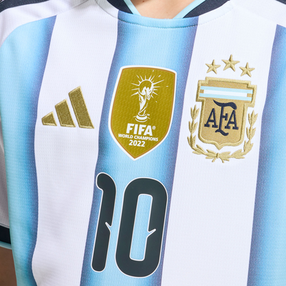 adidas Argentina 2026 Youth Lionel Messi Home Stadium Jersey