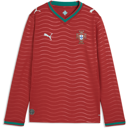 Puma Portugal 2026 Youth Long Sleeve Home Stadium Jersey