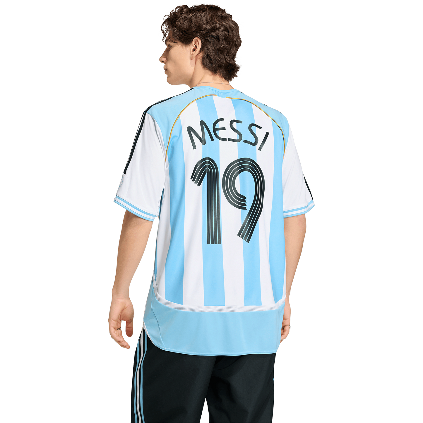 adidas Argentina 2006 Men's Home Messi 19 Jersey