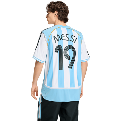 adidas Argentina 2006 Men's Home Messi 19 Jersey