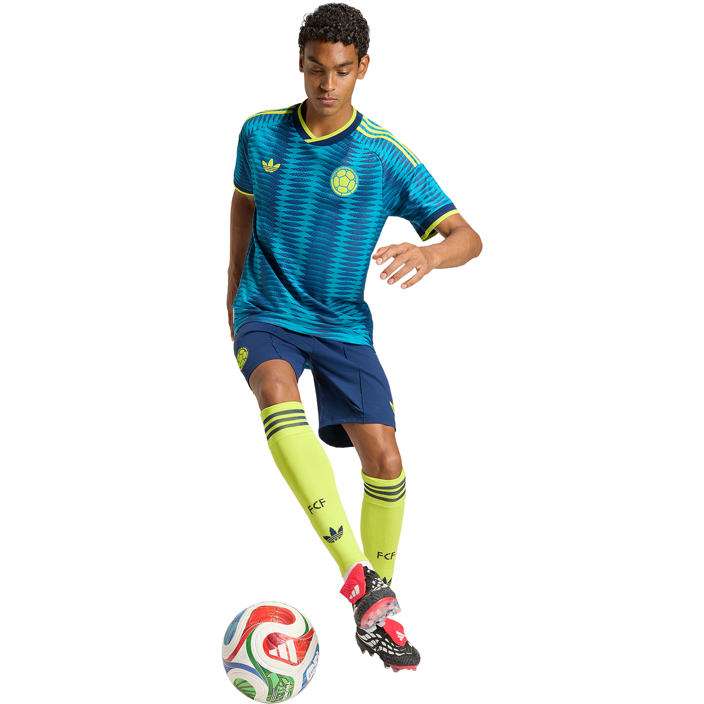 adidas Men's Colombia Away 2026 Authentic Match Jersey