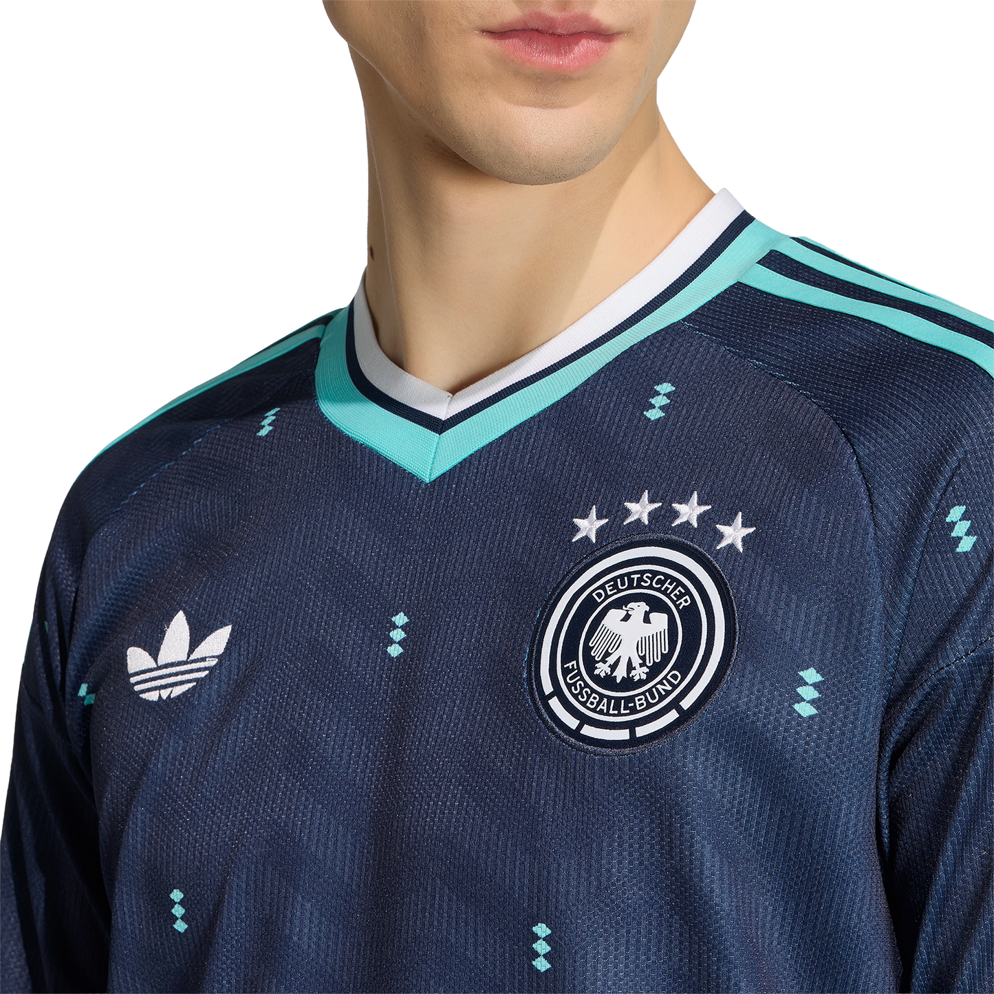 adidas Men's Germany Away 2026 Stadium Long Sleeve Jersey