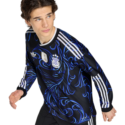 adidas Men's Argentina Away 2026 Authentic Long Sleeve Jersey
