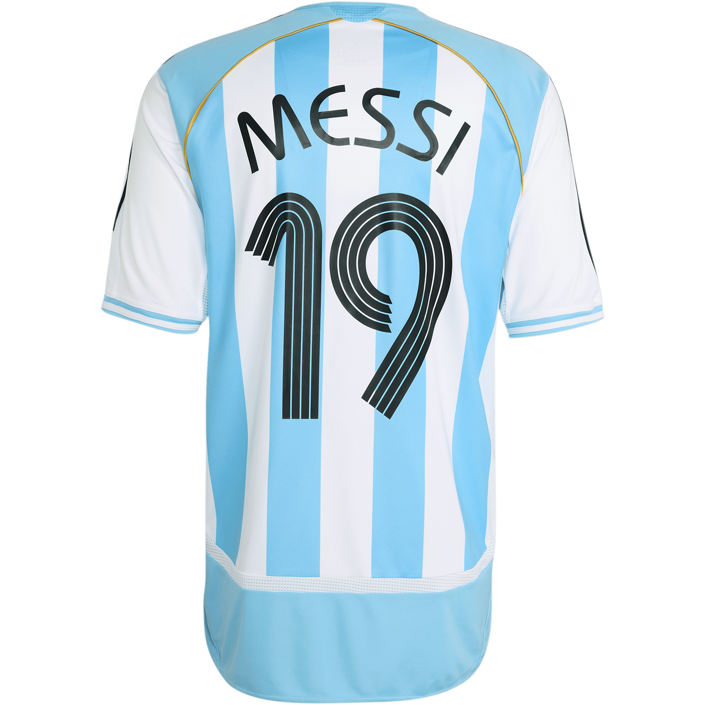 adidas Argentina 2006 Men's Home Messi 19 Jersey