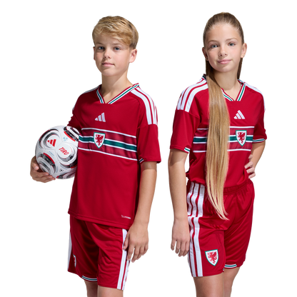 adidas Wales 2026 Youth Home Stadium Jersey