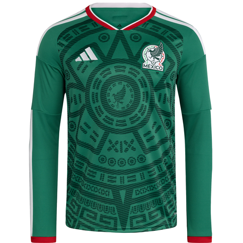 adidas Mexico 2026 Men's Home Stadium Long Sleeve Jersey