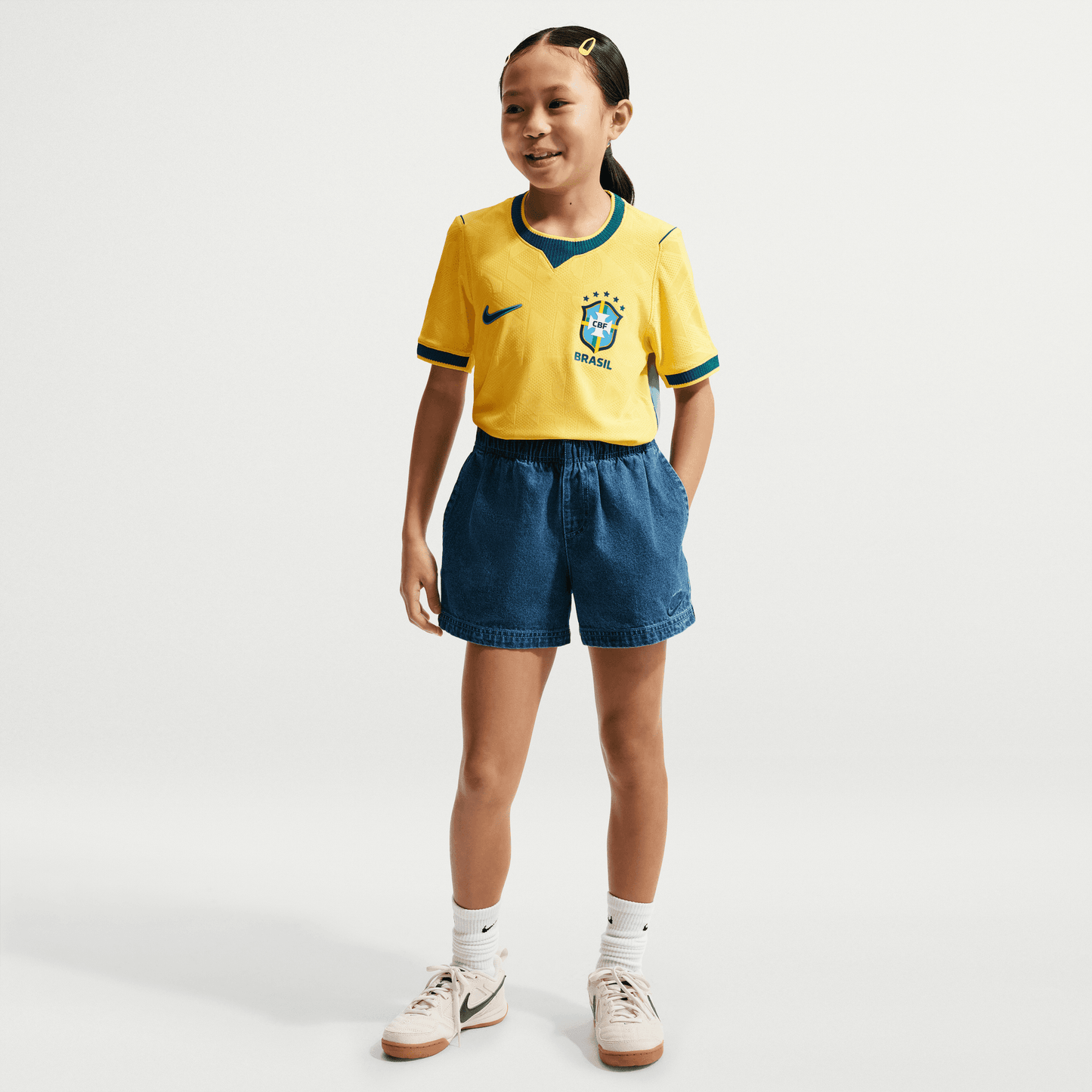 Nike Youth Brasil Home 2026 Authentic Match Jersey