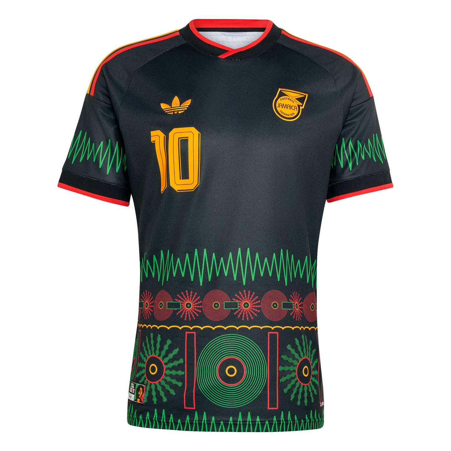 adidas Jamaica 2026 x Bob Marley #10 Men's Away Stadium Jersey