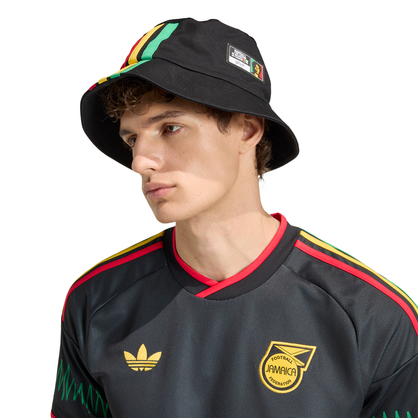adidas Jamaica 2026 x Bob Marley Men's Away Stadium Jersey
