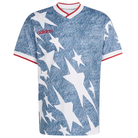adidas Men's Denim Graphic Jersey - Denim Collection