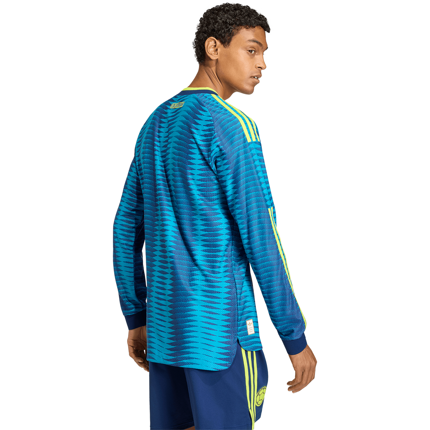 adidas Men's Colombia Away 2026 Authentic Long Sleeve Jersey