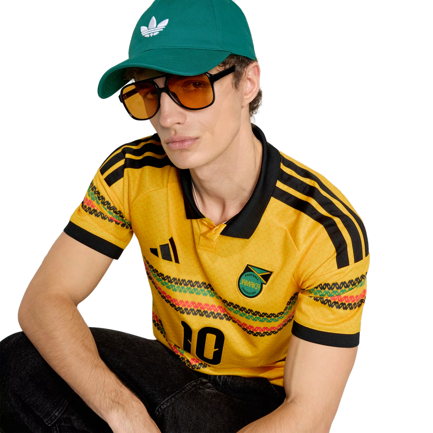 adidas Jamaica 2026 x Bob Marley #10 Men's Home Stadium Jersey
