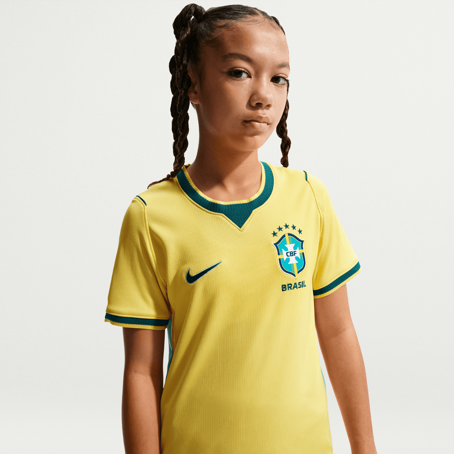 Nike Youth Brasil Home 2026 Stadium Jersey