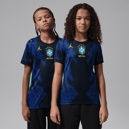 Nike Brasil Futebol x Jordan 2026 Youth Stadium Away Jersey