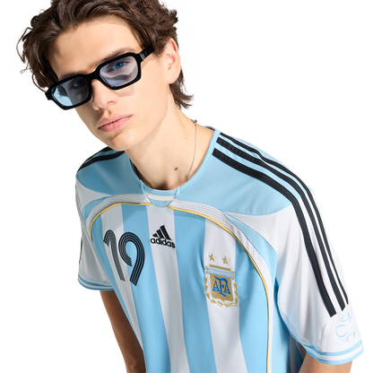 adidas Argentina 2006 Men's Home Messi 19 Jersey