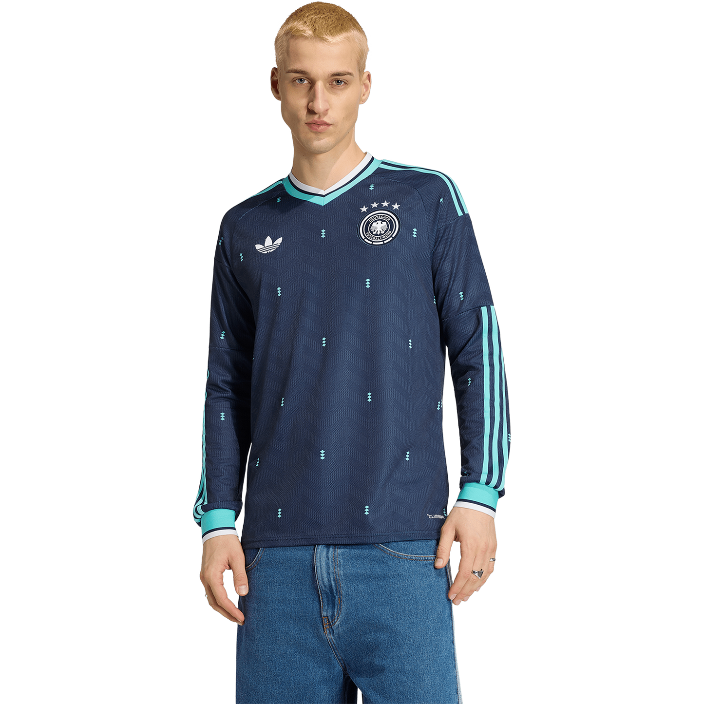 adidas Men's Germany Away 2026 Stadium Long Sleeve Jersey