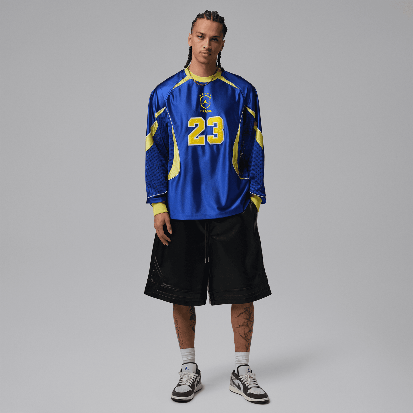 Nike Men's Brazil Jordan Goalkeeper Top